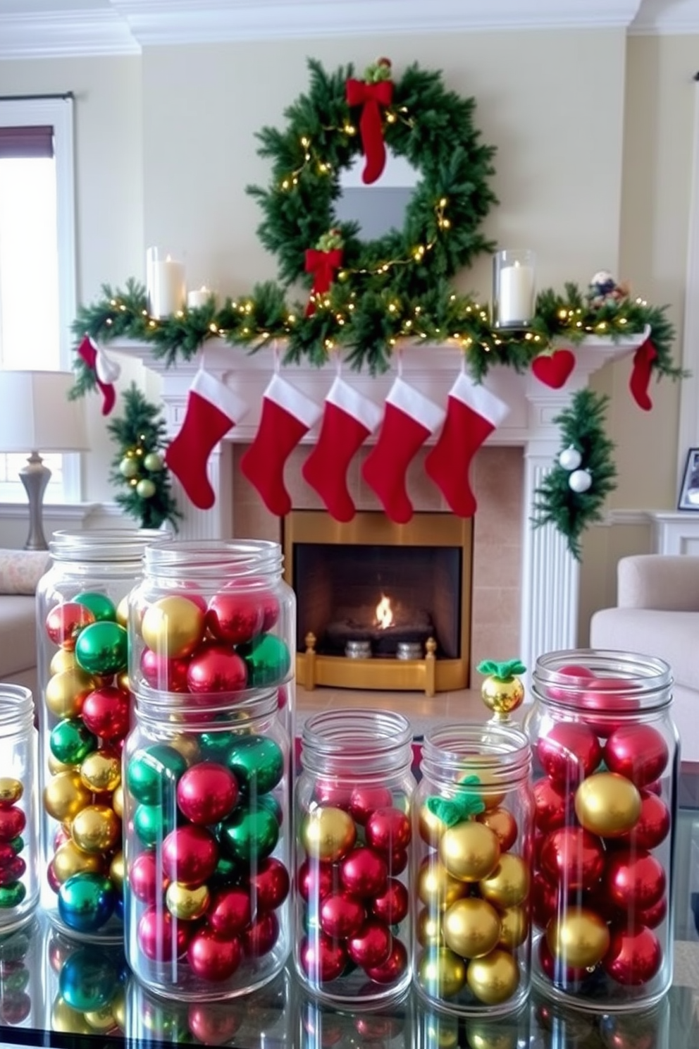 Fireplace Christmas Decorating Ideas 4