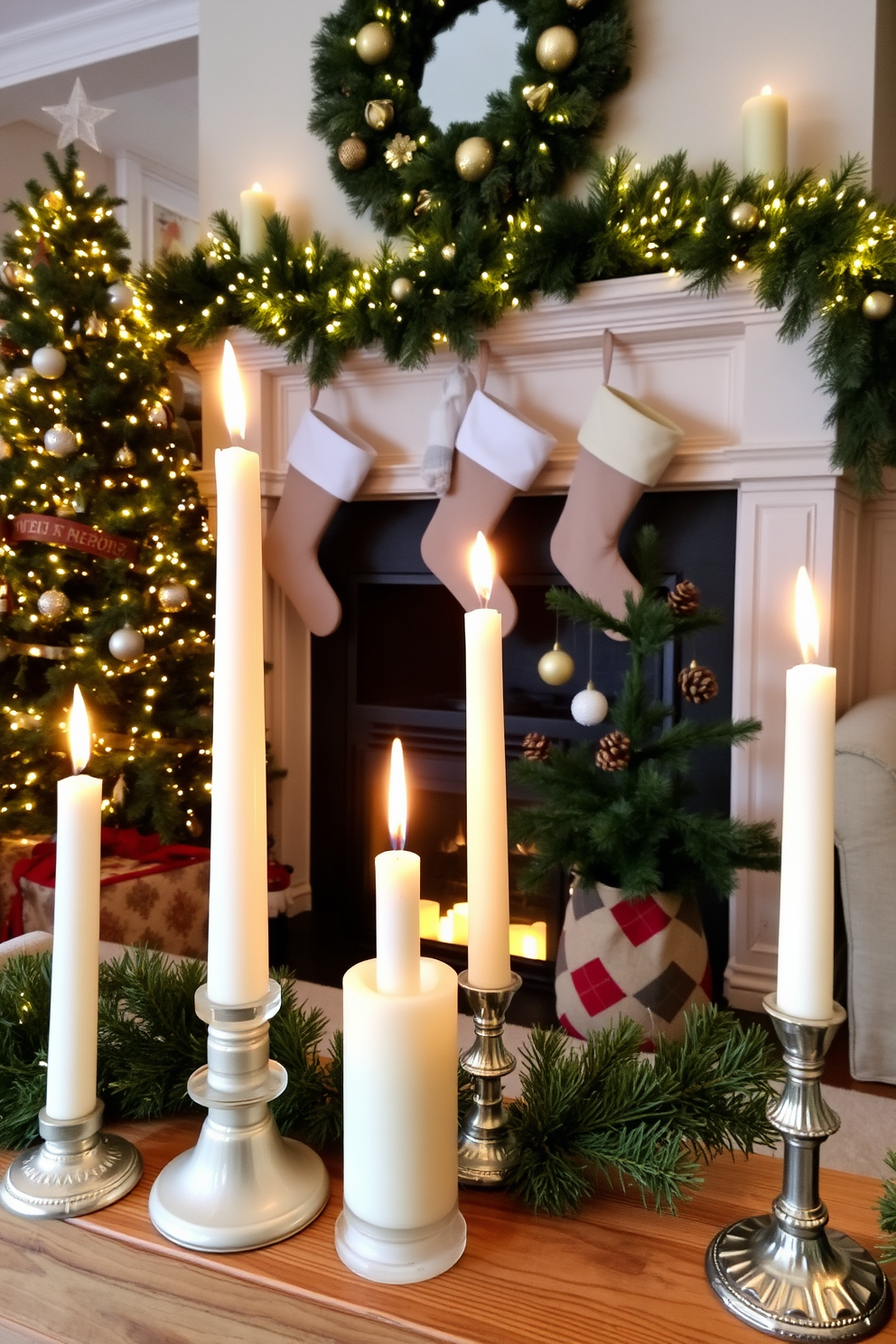 Fireplace Christmas Decorating Ideas 5