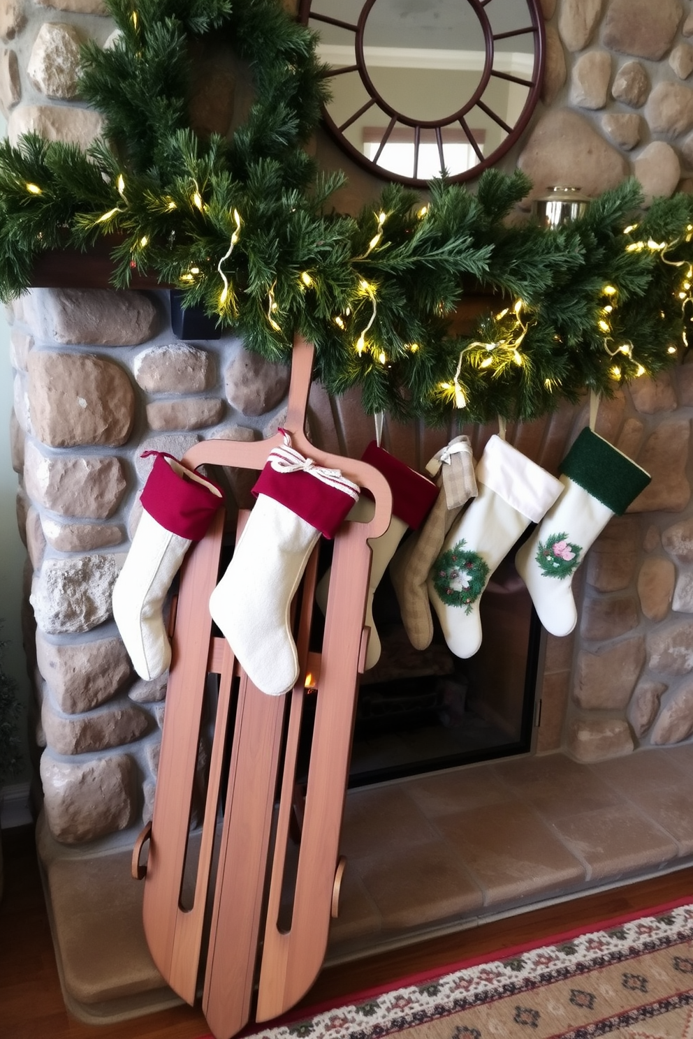 Fireplace Christmas Decorating Ideas 6