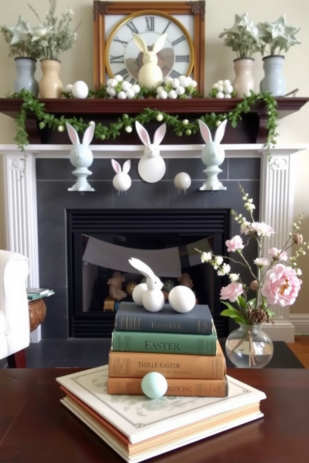 Fireplace Easter Decorating Ideas 7