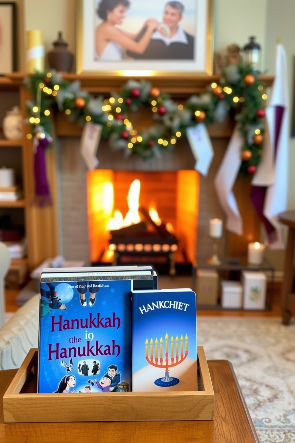 Fireplace Hanukkah Decorating Ideas 18