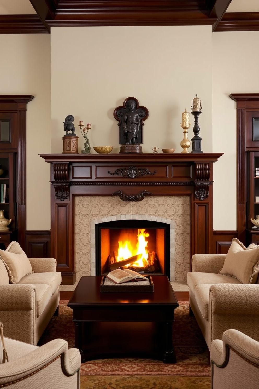 Fireplace Living Room Design Ideas 9