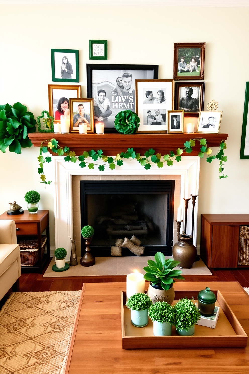 Fireplace St Patricks Day Decorating Ideas 24