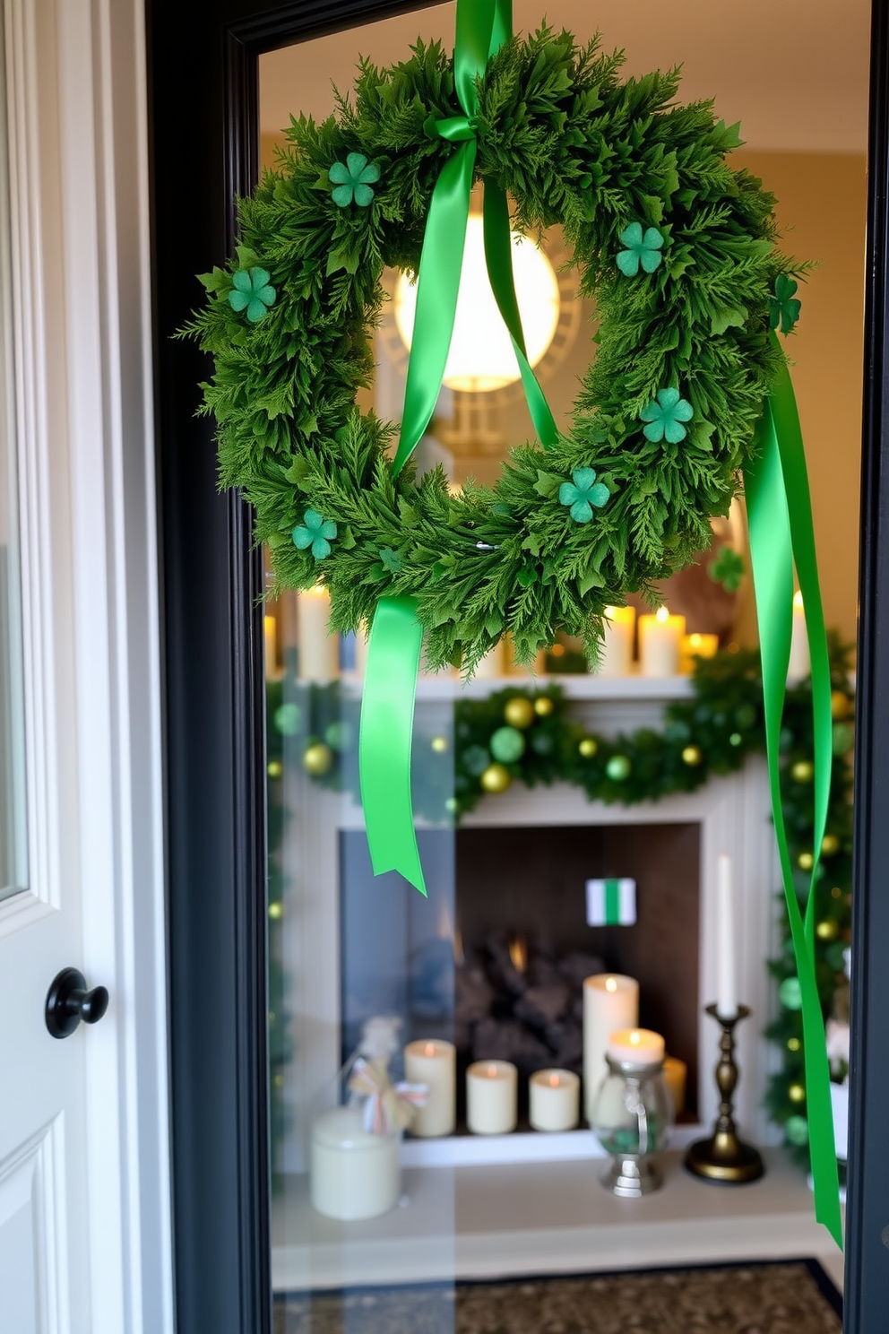 Fireplace St Patricks Day Decorating Ideas 6