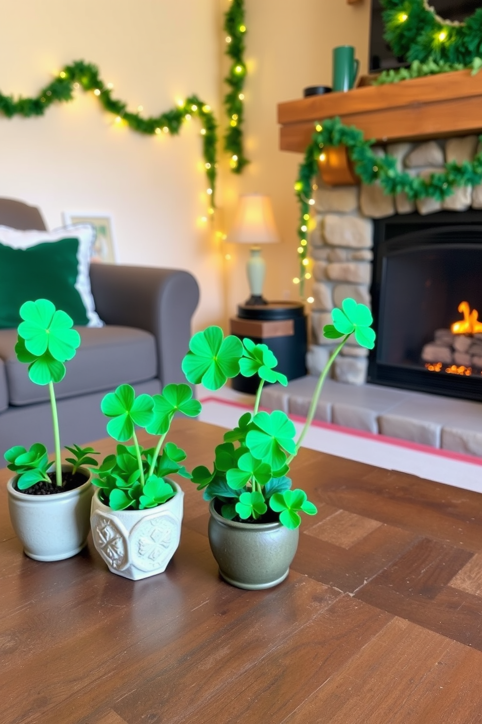 Fireplace St Patricks Day Decorating Ideas 9