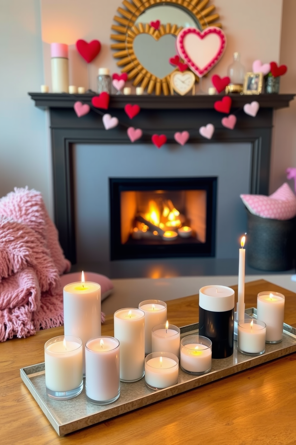 Fireplace Valentines Day Decorating Ideas 18