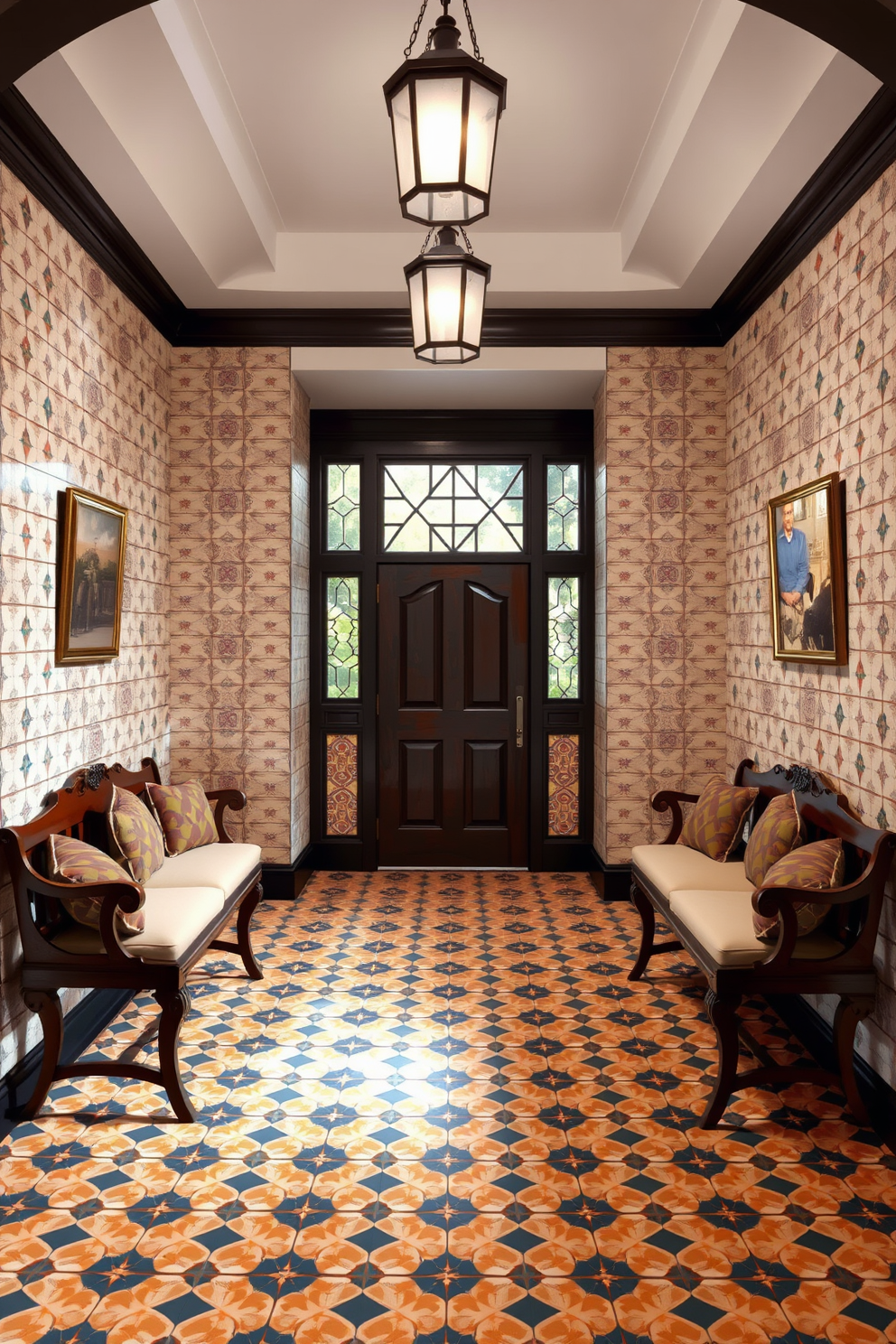 Foyer Tile Design Ideas 10