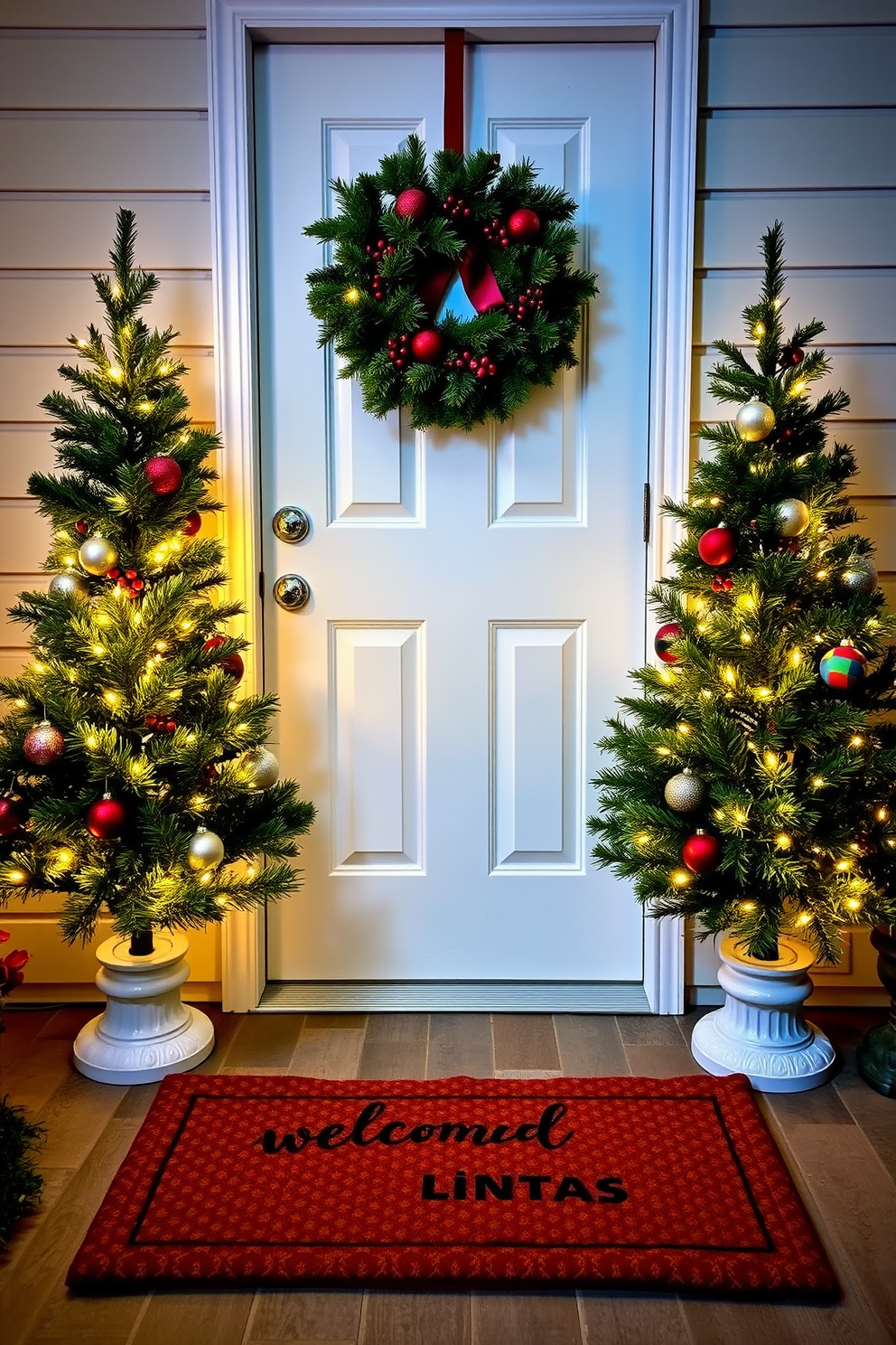 Front Door Christmas Decorating Ideas 10