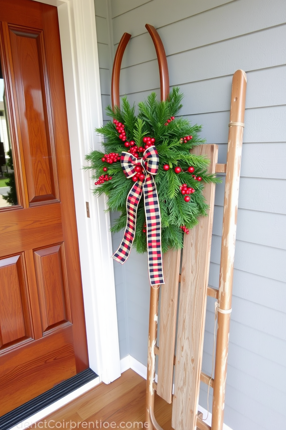 Front Door Christmas Decorating Ideas 12