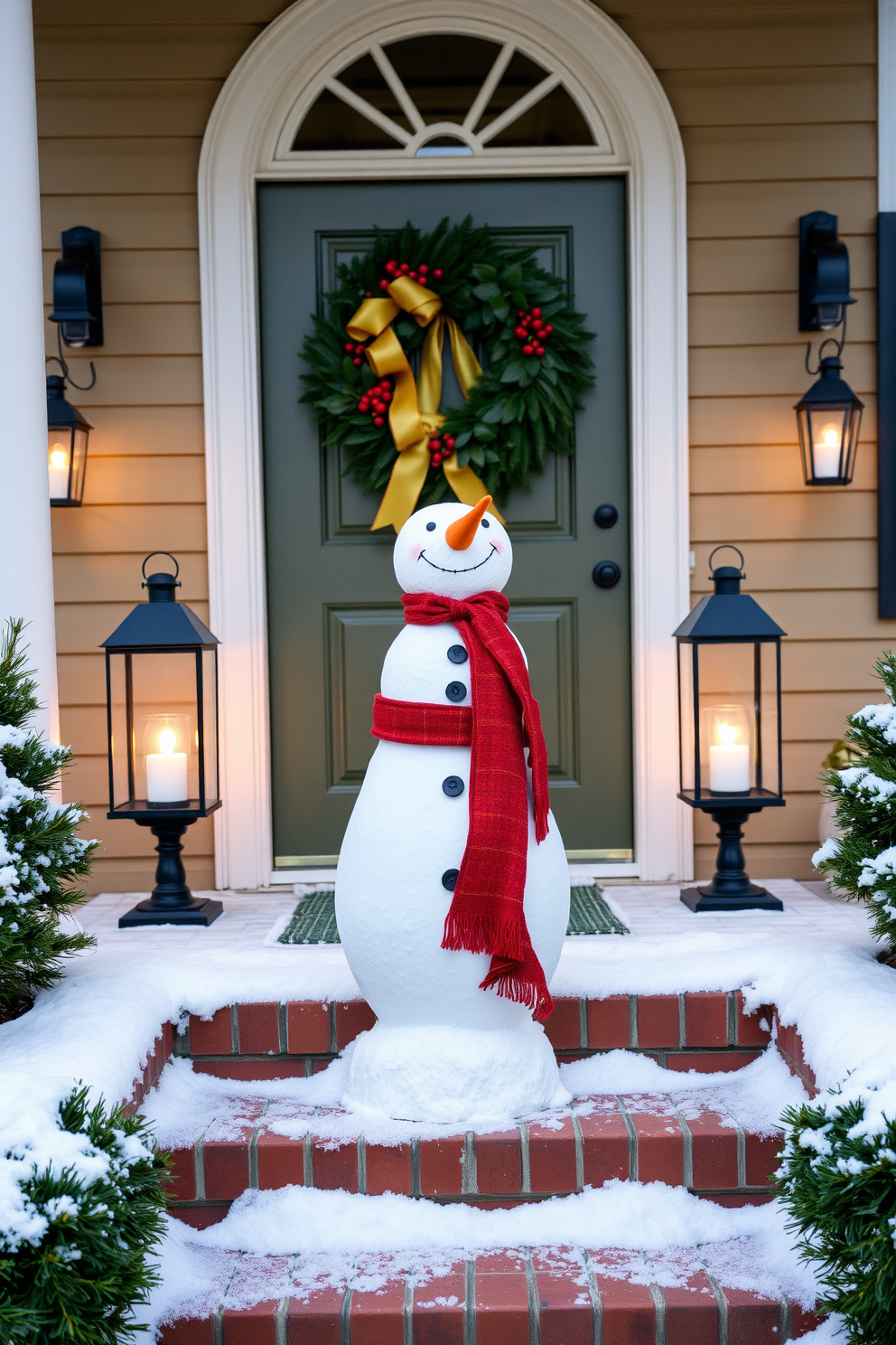 Front Door Christmas Decorating Ideas 14