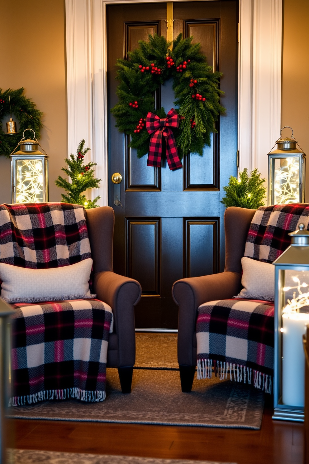 Front Door Christmas Decorating Ideas 16