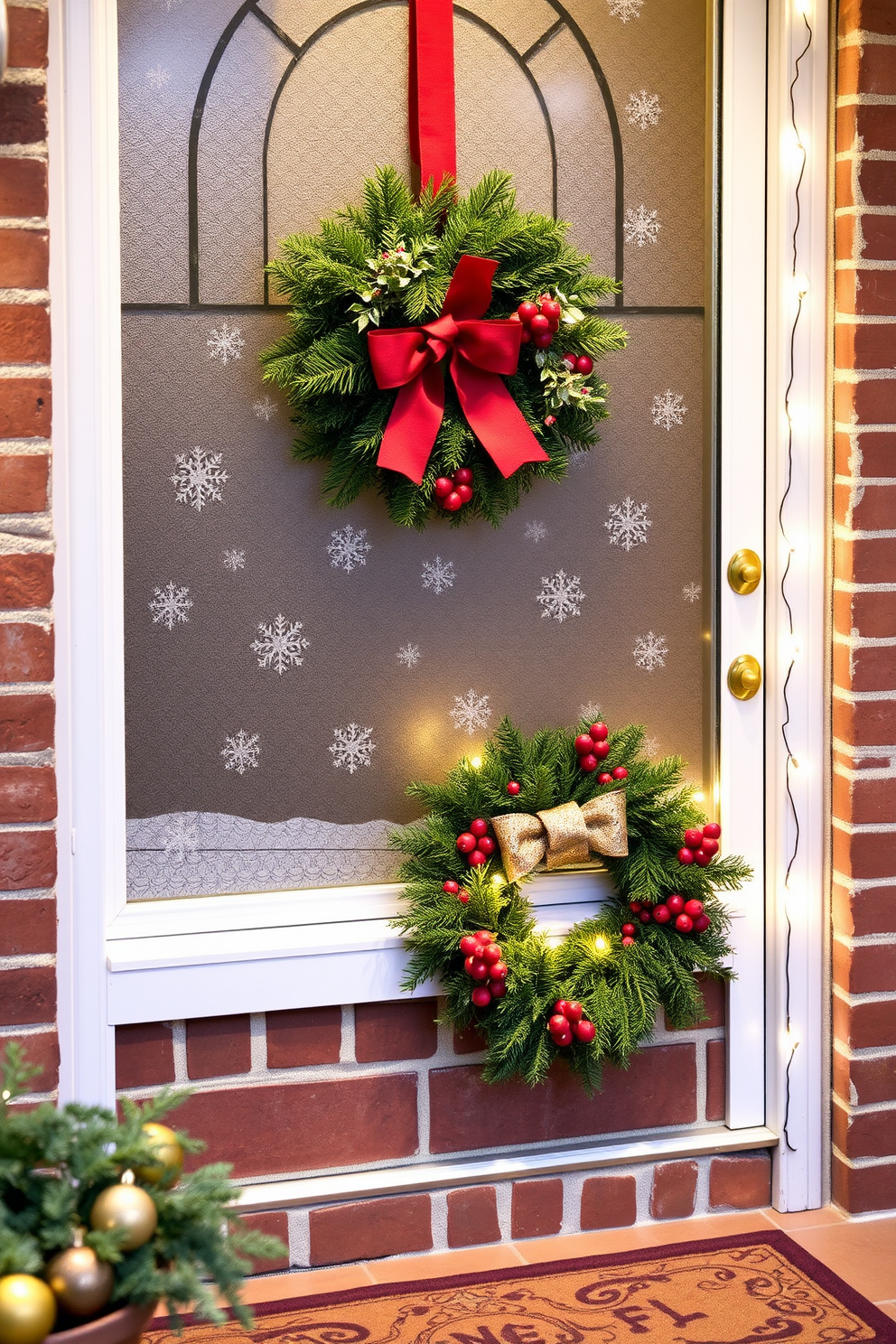 Front Door Christmas Decorating Ideas 18