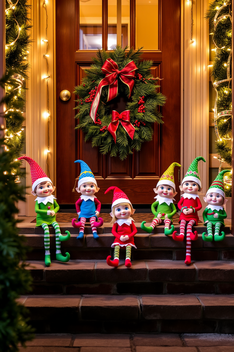 Front Door Christmas Decorating Ideas 21