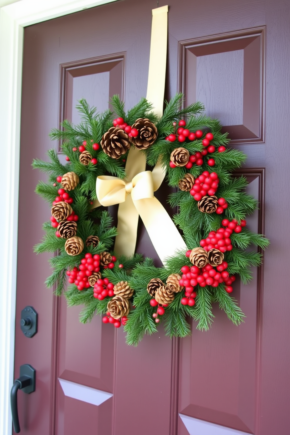 Front Door Christmas Decorating Ideas 22