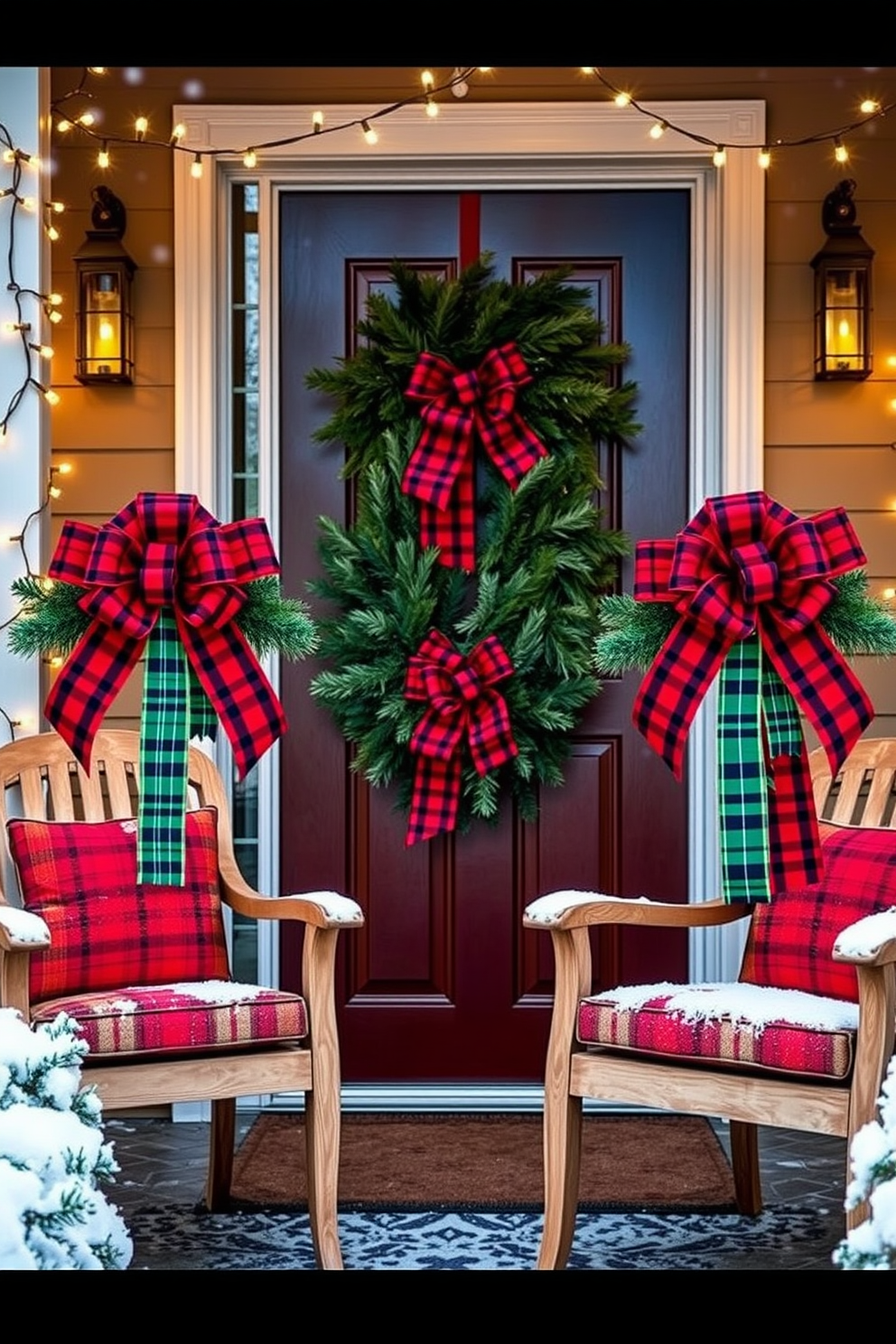 Front Door Christmas Decorating Ideas 30