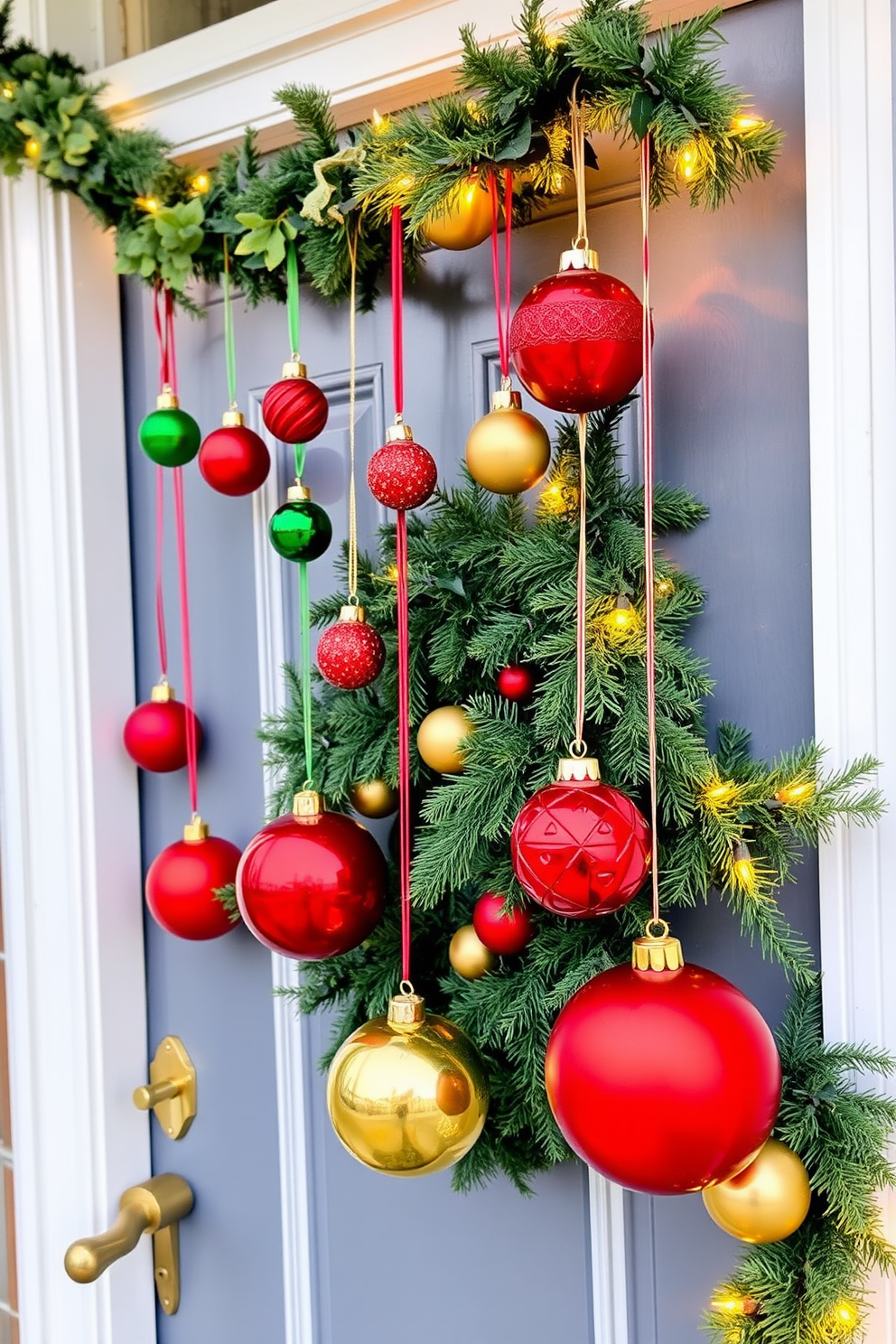 Front Door Christmas Decorating Ideas 6