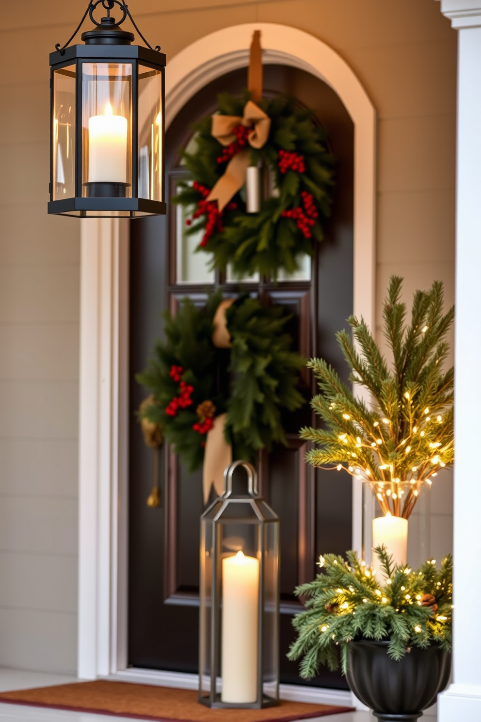 Front Door Christmas Decorating Ideas 9