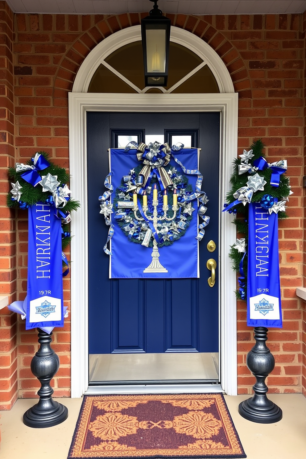 Front Door Hanukkah Decorating Ideas 16