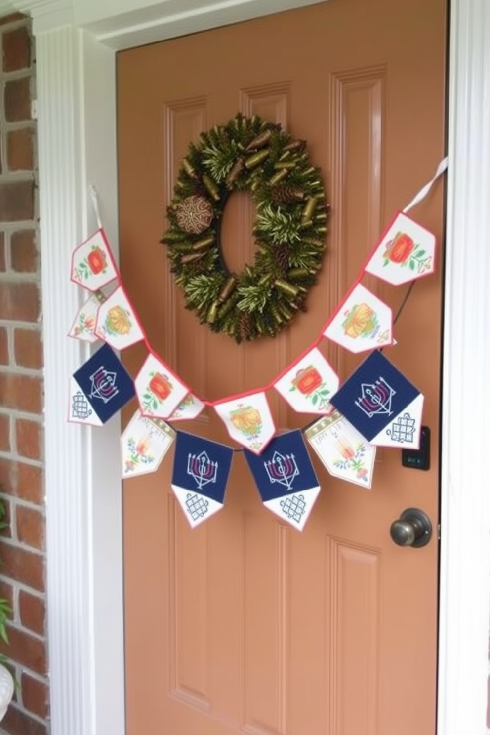 Front Door Hanukkah Decorating Ideas 23