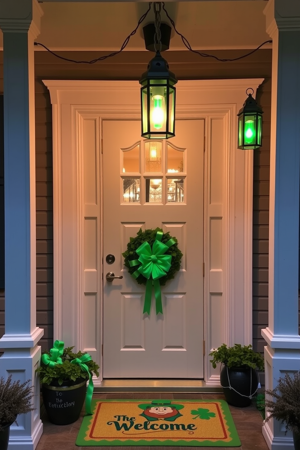 Front Door St Patricks Day Decorating Ideas 11