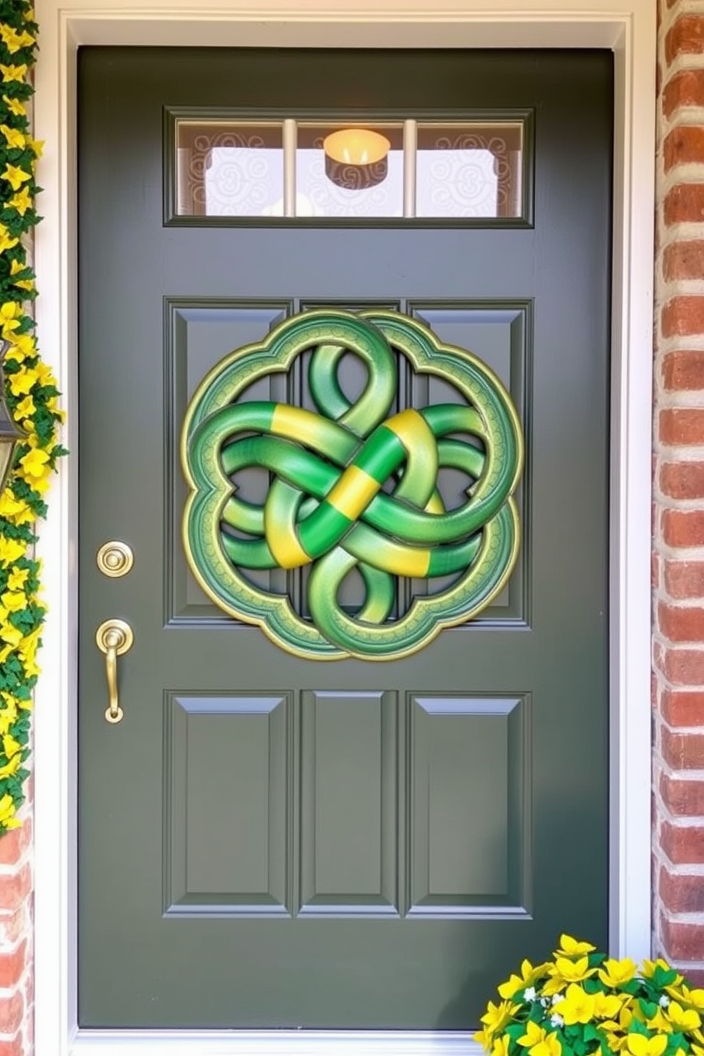 Front Door St Patricks Day Decorating Ideas 12