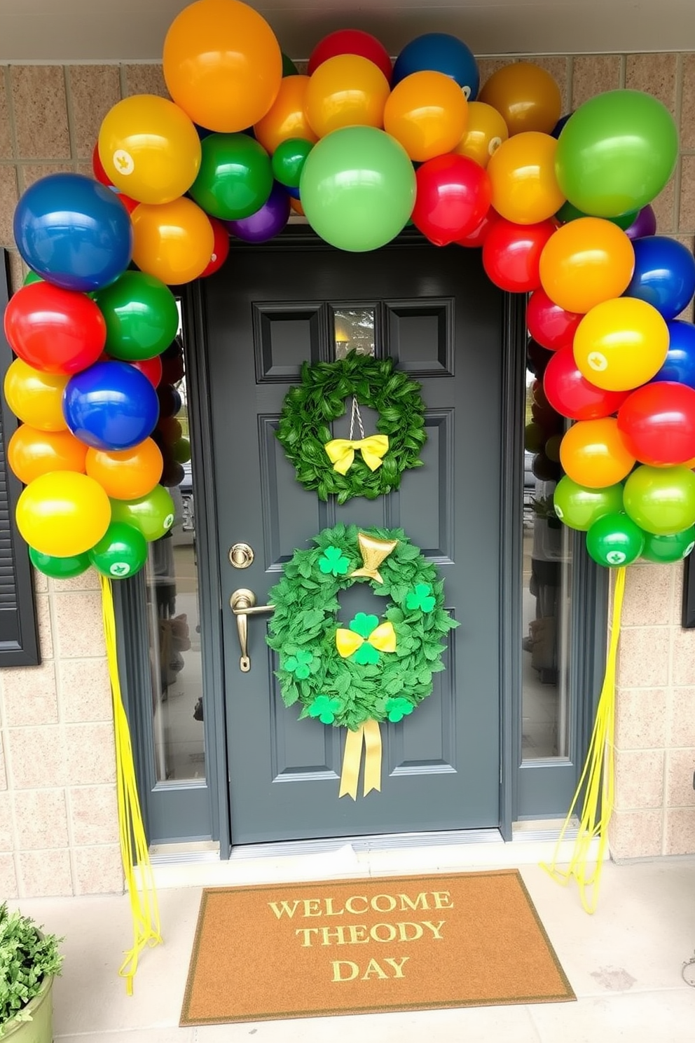 Front Door St Patricks Day Decorating Ideas 2