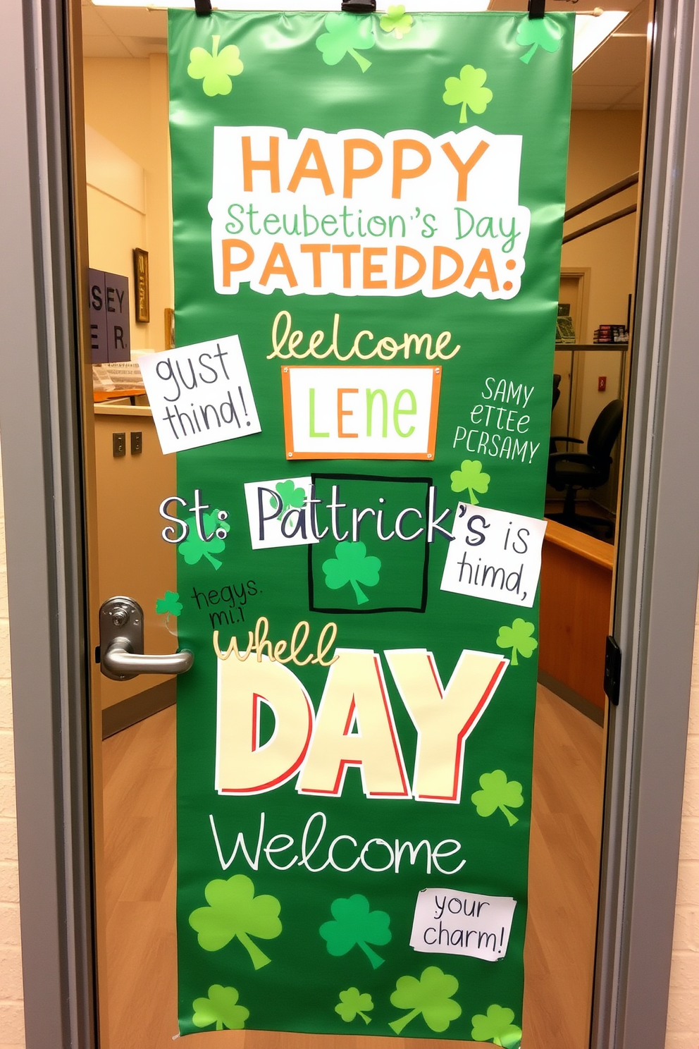 Front Door St Patricks Day Decorating Ideas 29