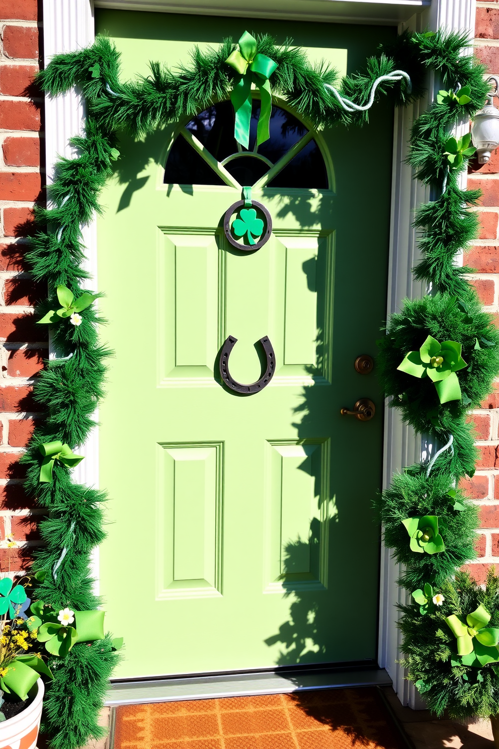 Front Door St Patricks Day Decorating Ideas 30