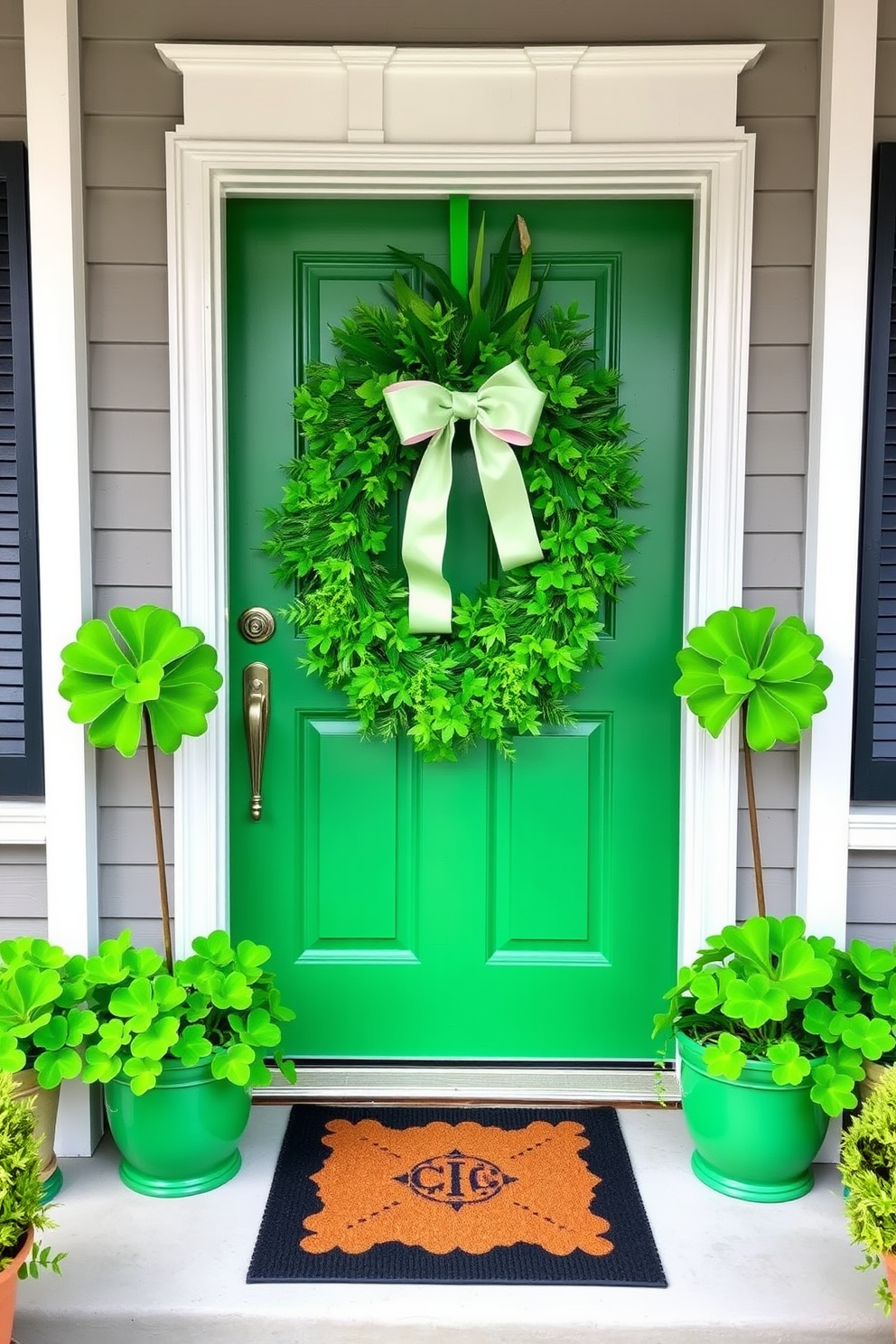 Front Door St Patricks Day Decorating Ideas 8