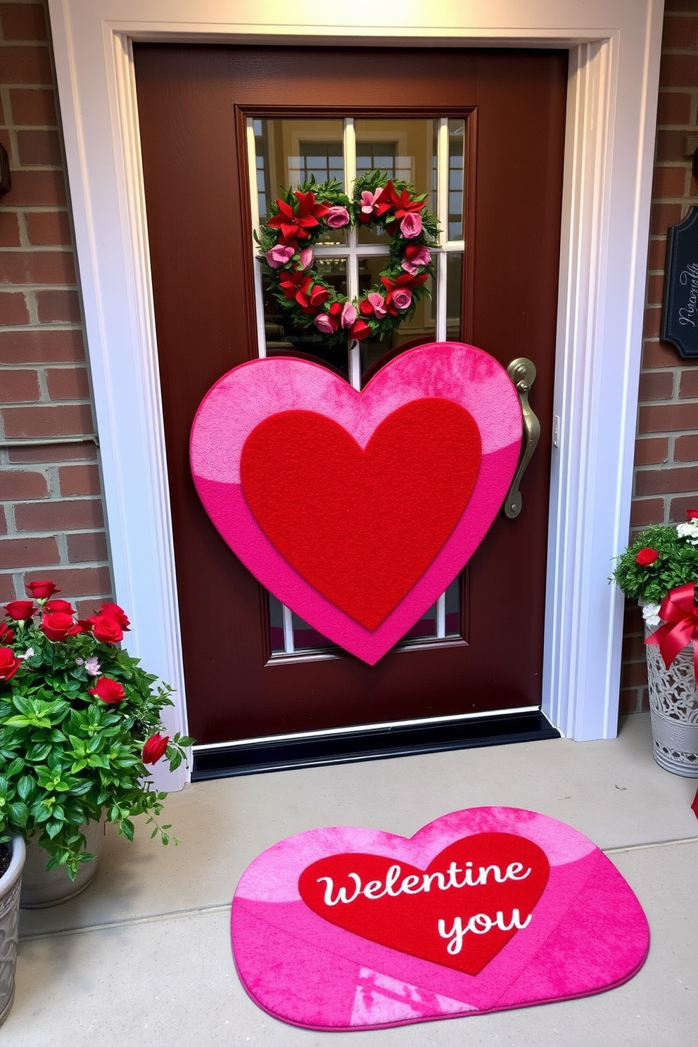 Front Door Valentines Day Decorating Ideas 10