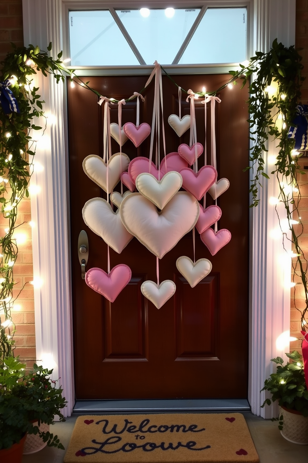 Front Door Valentines Day Decorating Ideas 12