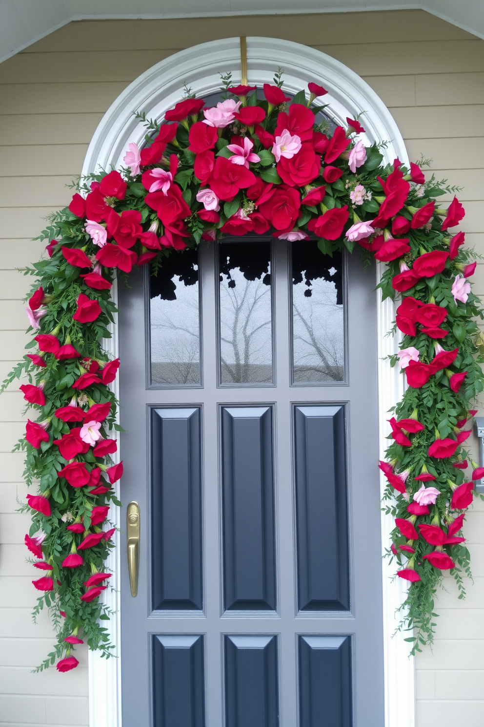 Front Door Valentines Day Decorating Ideas 15