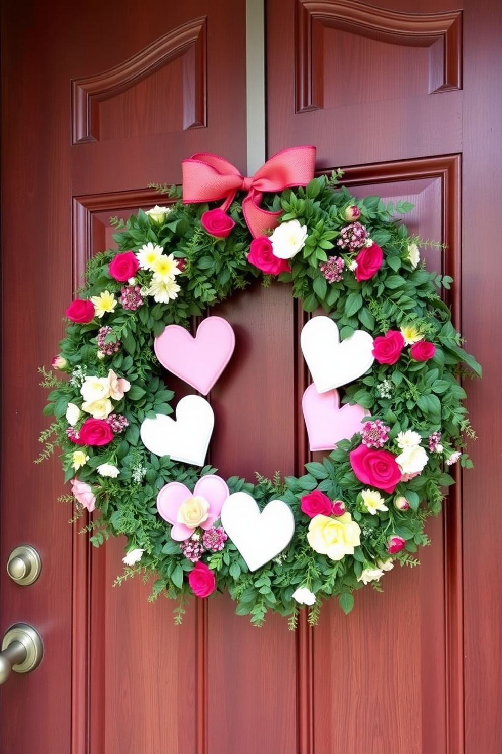 Front Door Valentines Day Decorating Ideas 18