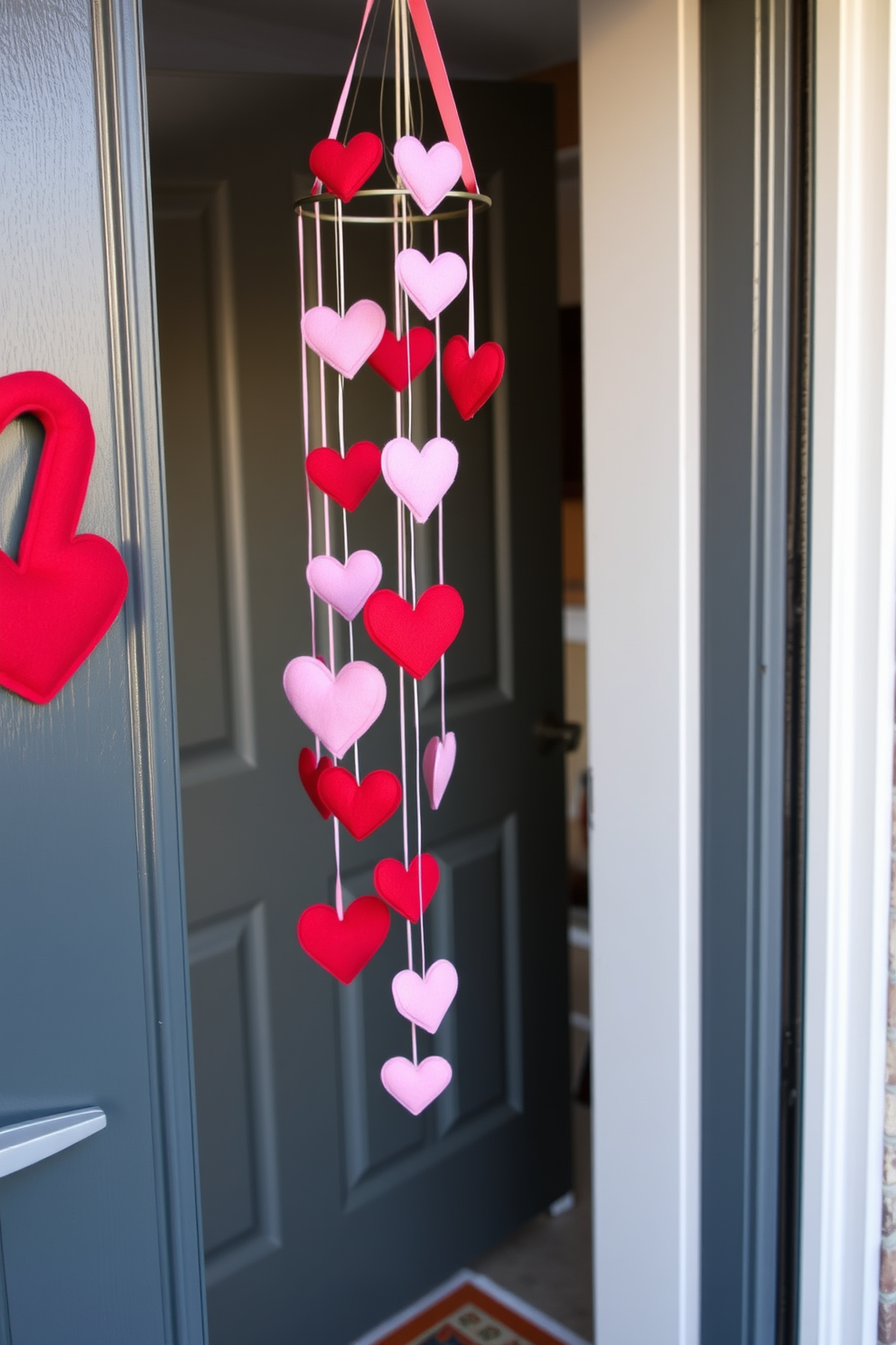 Front Door Valentines Day Decorating Ideas 27