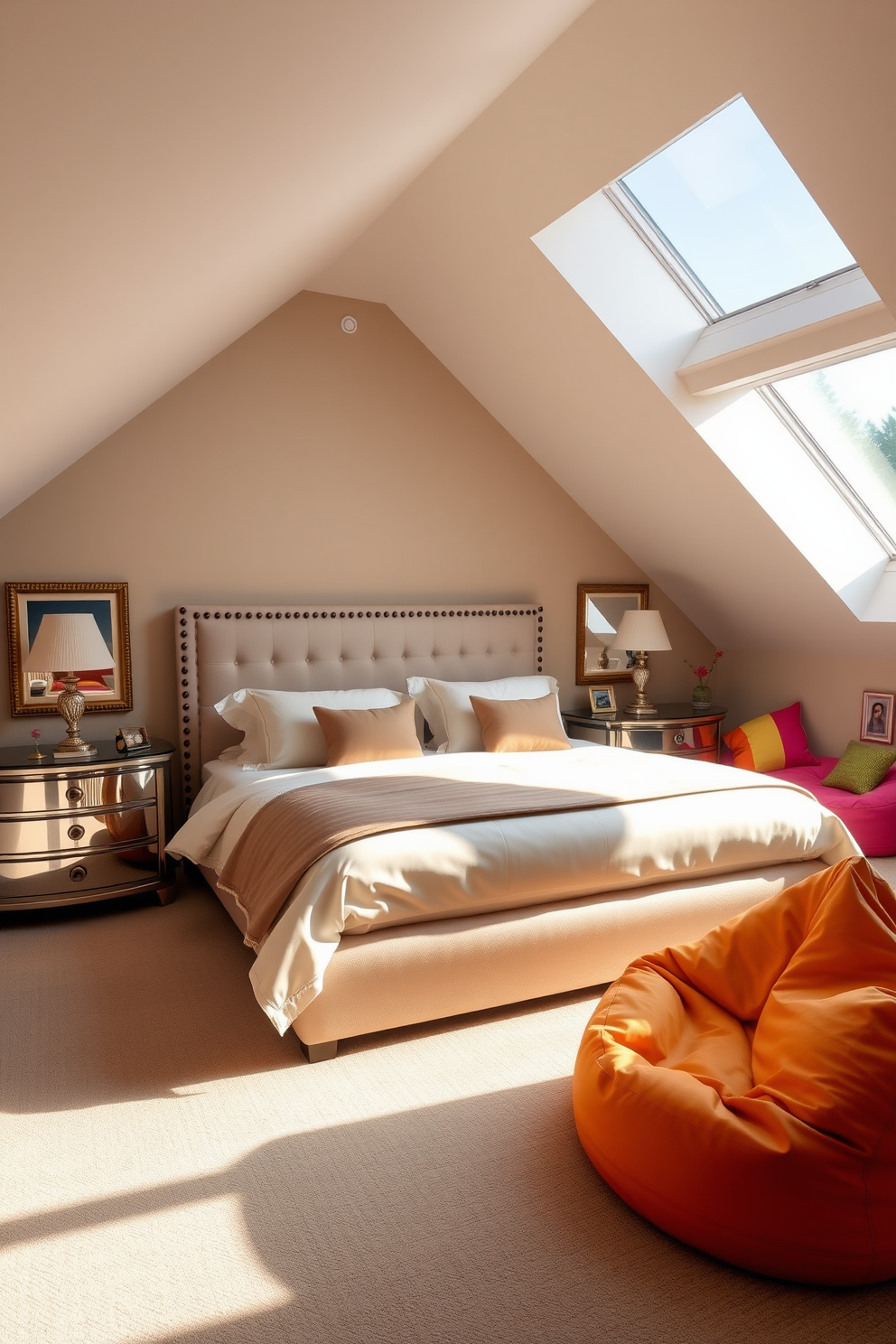 Fun Attic Room Design Ideas 12