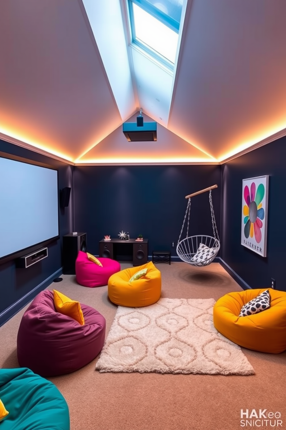 Fun Attic Room Design Ideas 14