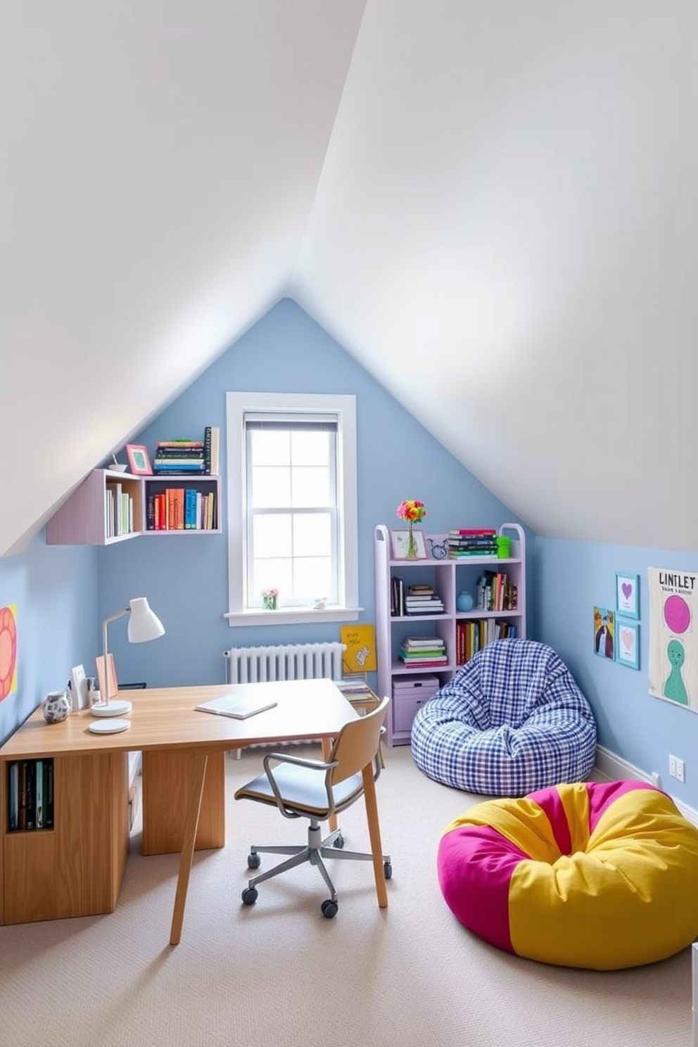 Fun Attic Room Design Ideas 17