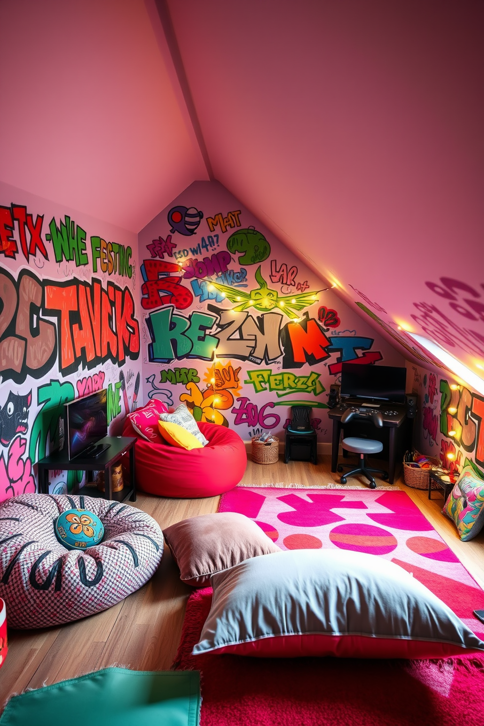 Fun Attic Room Design Ideas 19