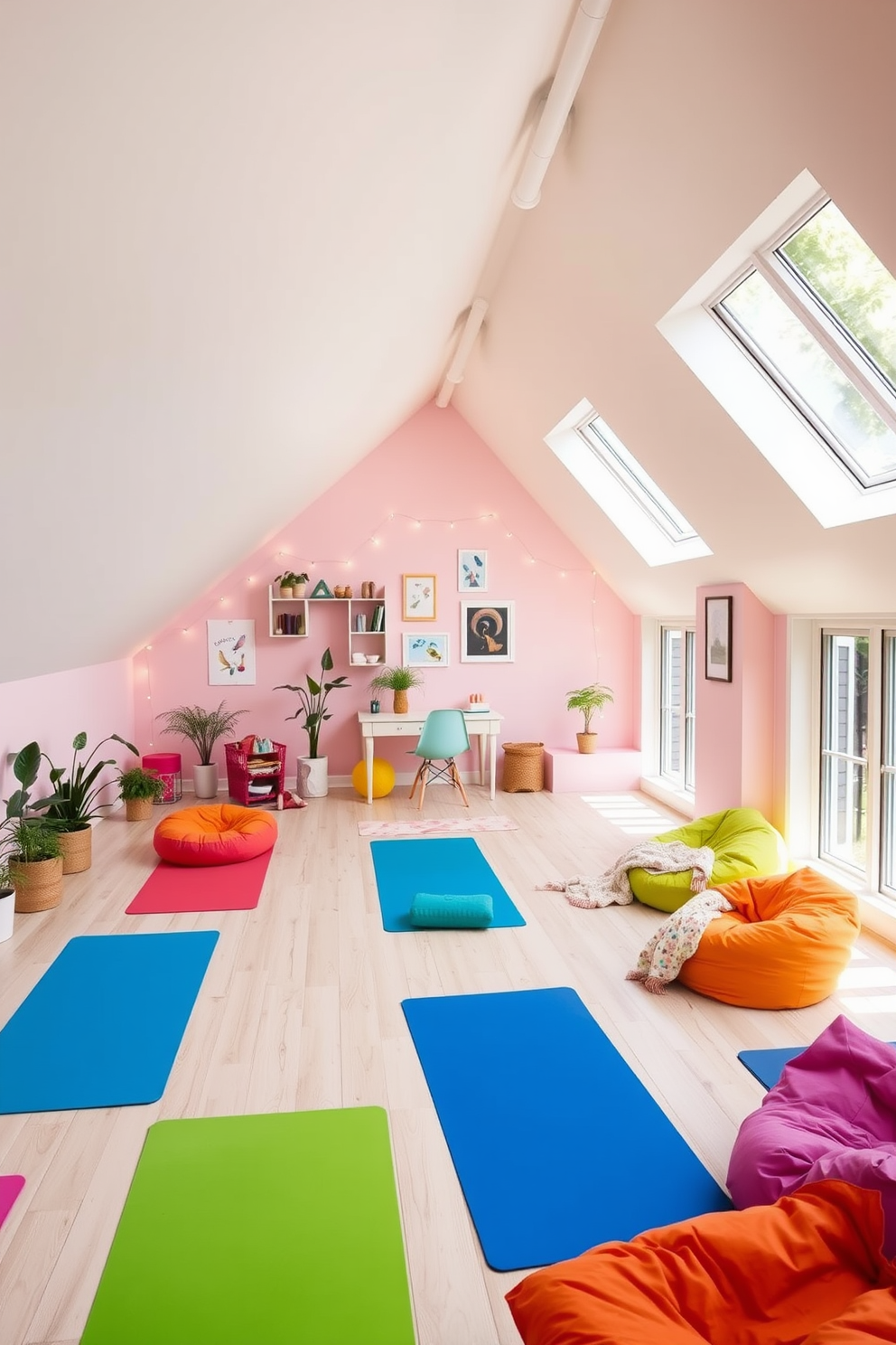 Fun Attic Room Design Ideas 22