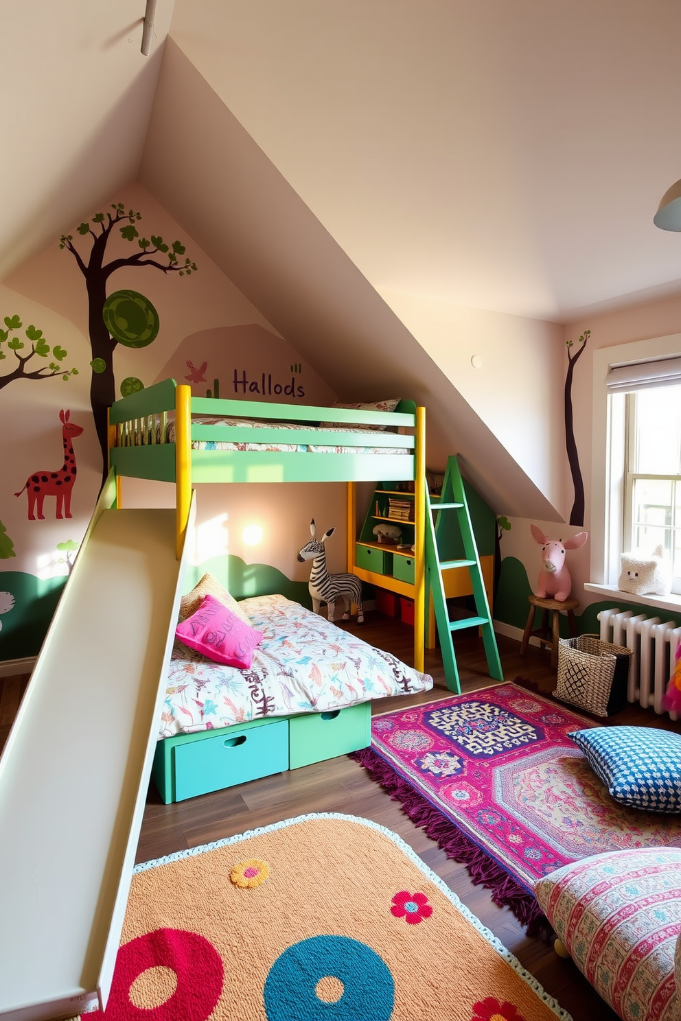 Fun Attic Room Design Ideas 5