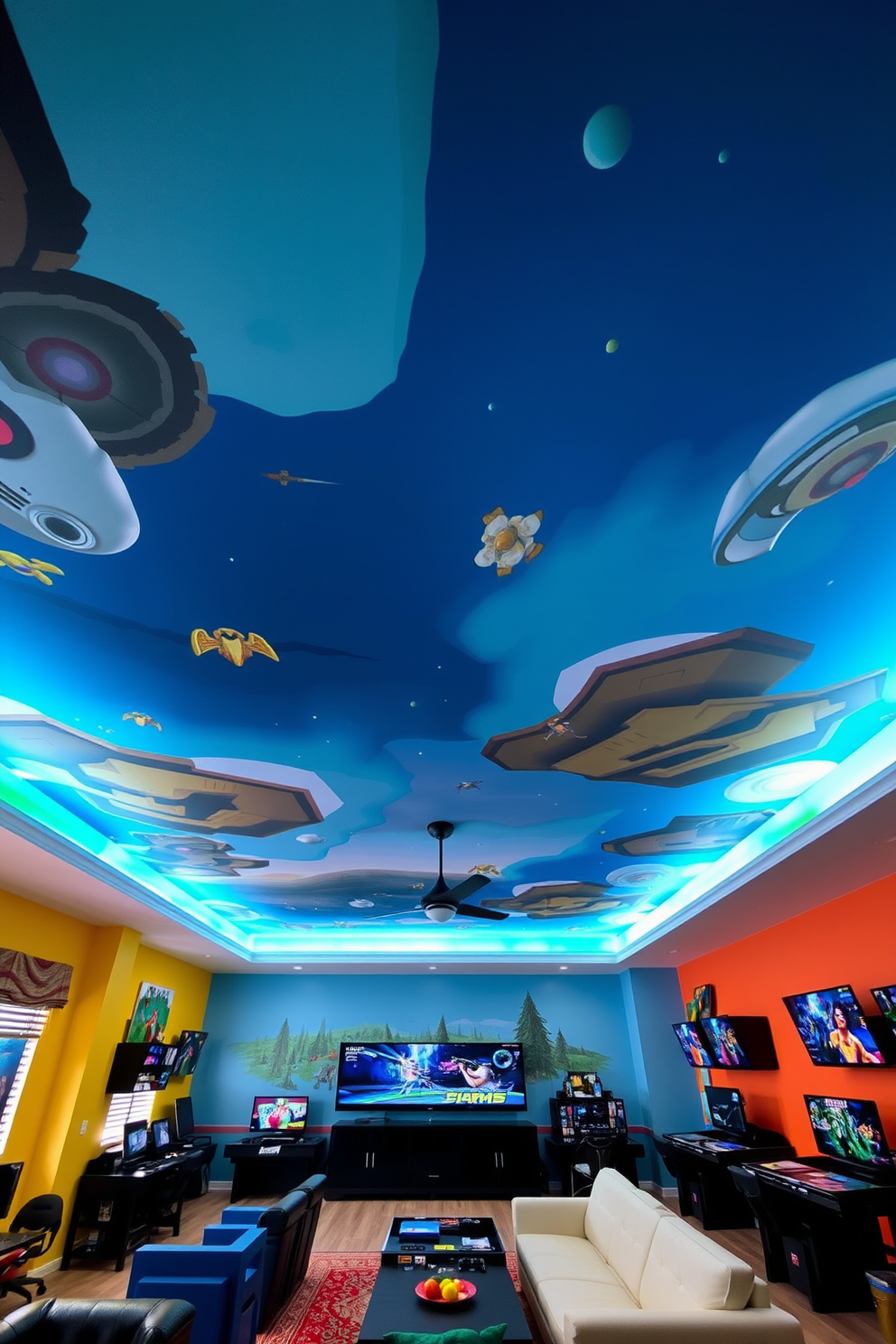 Fun Game Room Design Ideas 29