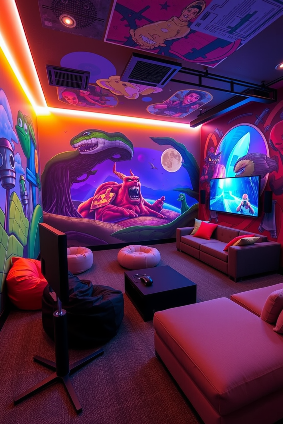 Fun Game Room Design Ideas 7