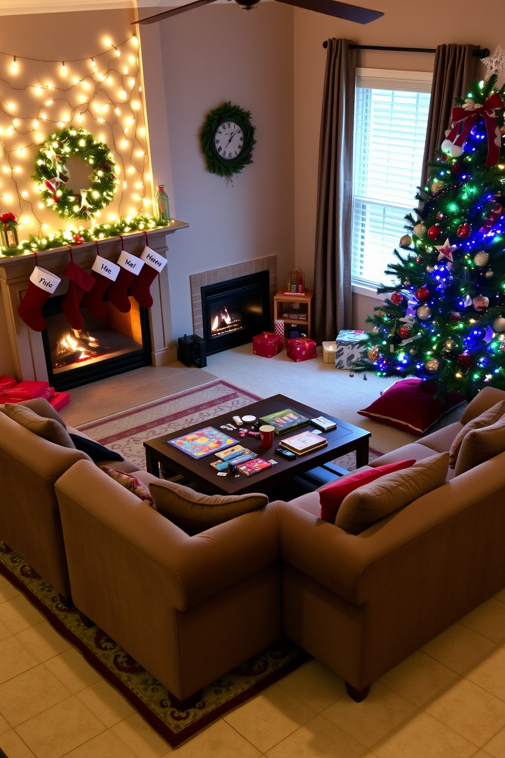 Game Room Christmas Decorating Ideas 19