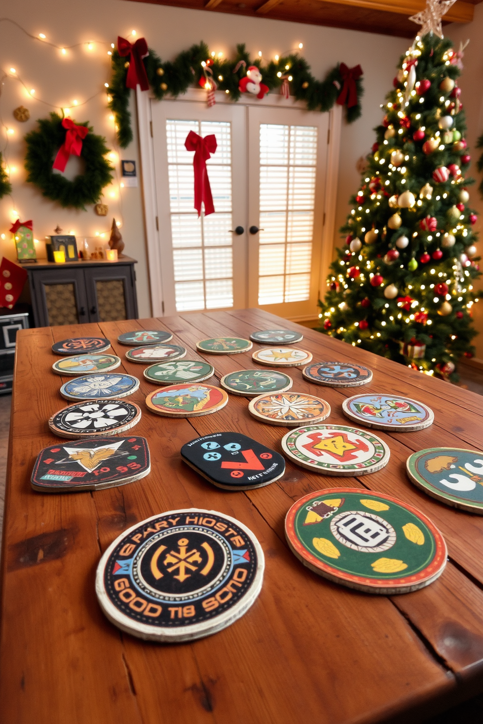 Game Room Christmas Decorating Ideas 24