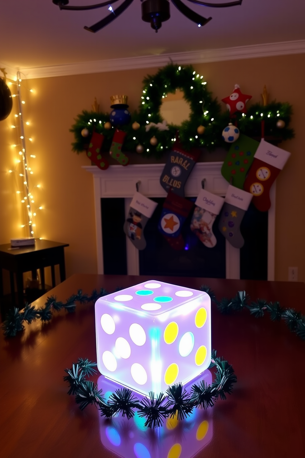 Game Room Christmas Decorating Ideas 28