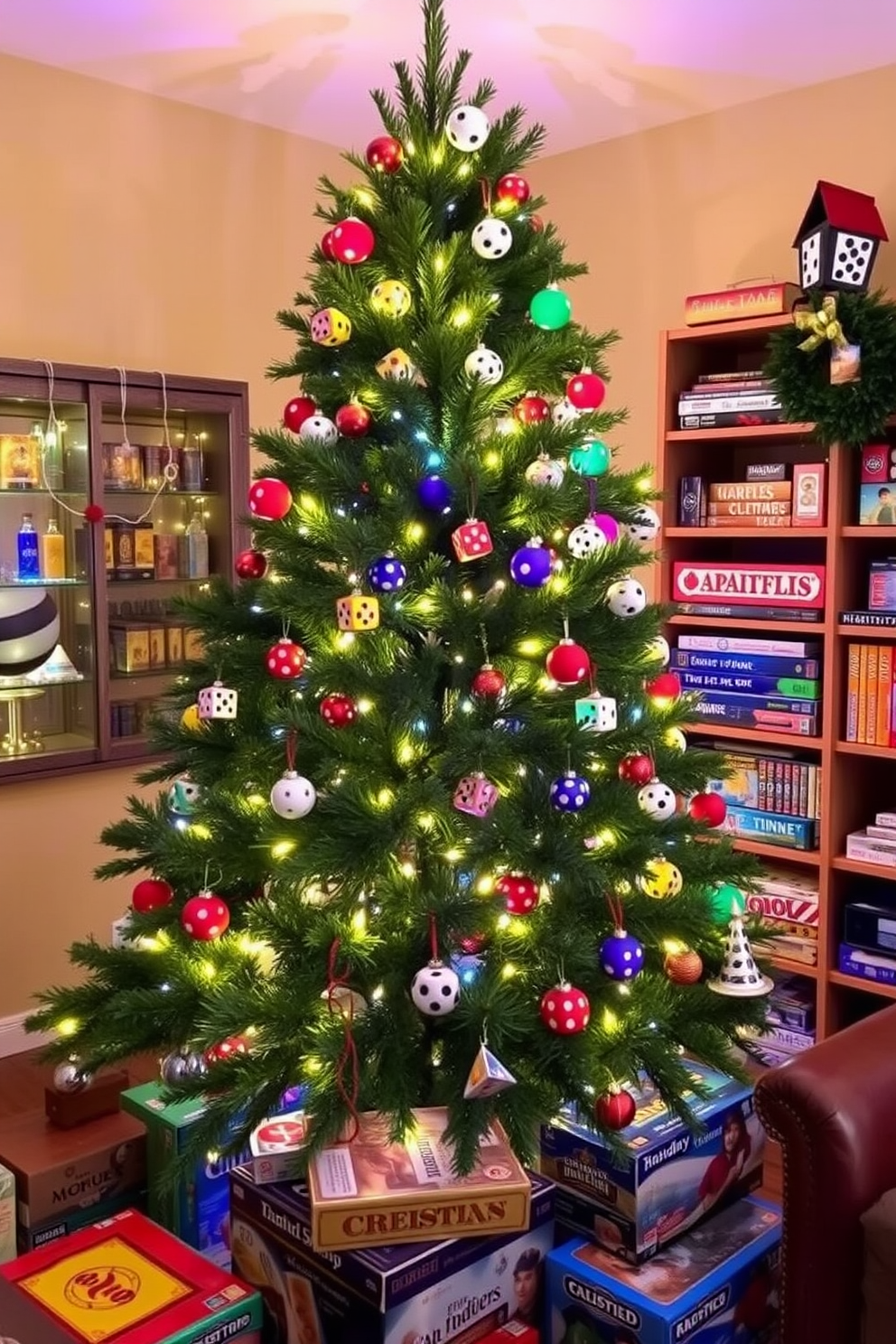 Game Room Christmas Decorating Ideas 3