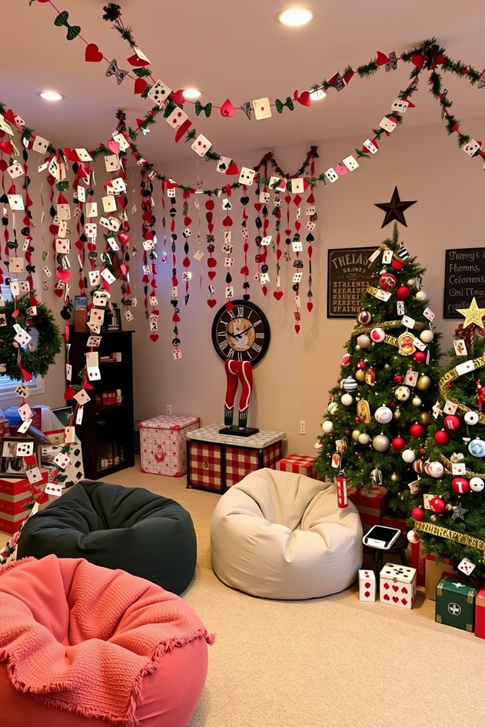 Game Room Christmas Decorating Ideas 7