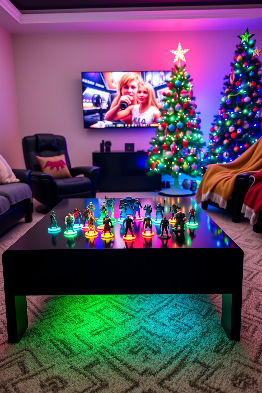 Game Room Christmas Decorating Ideas 8