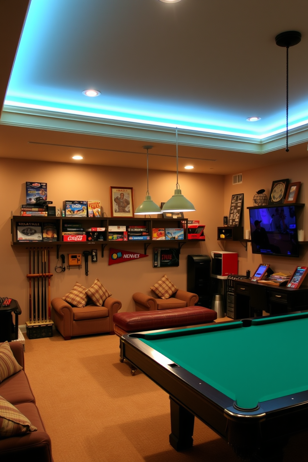 Game Room Design Ideas 25