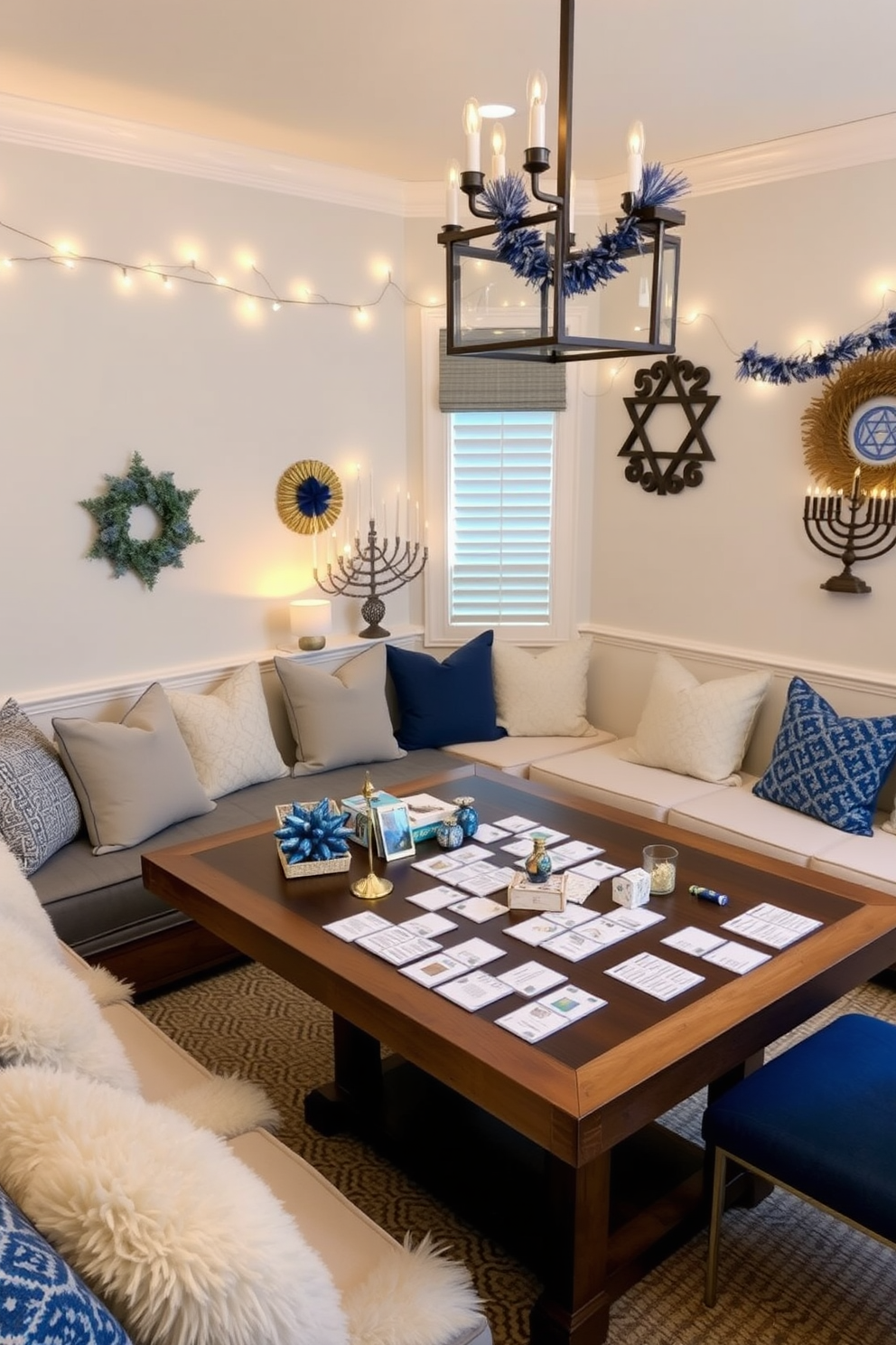 Game Room Hanukkah Decorating Ideas 11